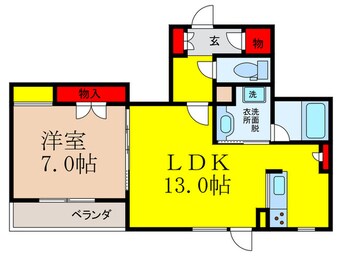 間取図 シャーメゾン本町