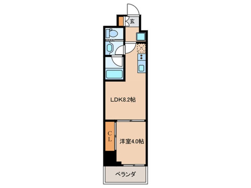 間取図 ブエナビスタ桜ノ宮イースト