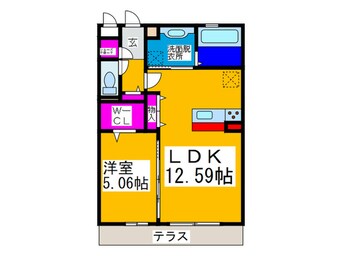 間取図 La casamia一条通