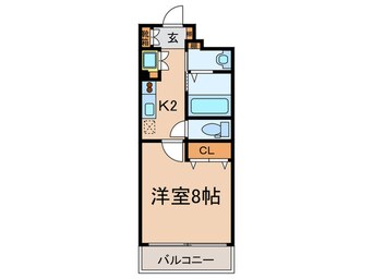 間取図 アスヴェル京都東山五条(403)