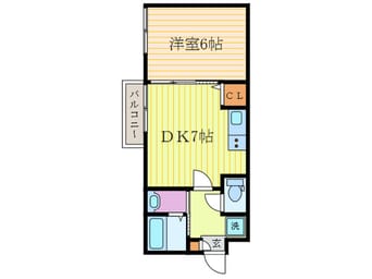 間取図 フォルトゥーナ中堂寺