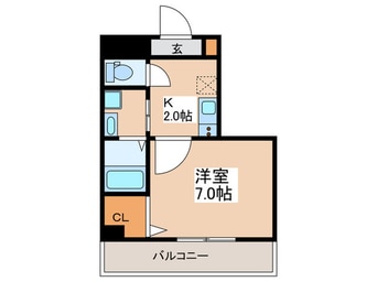 間取図 ファビラスコート巽東