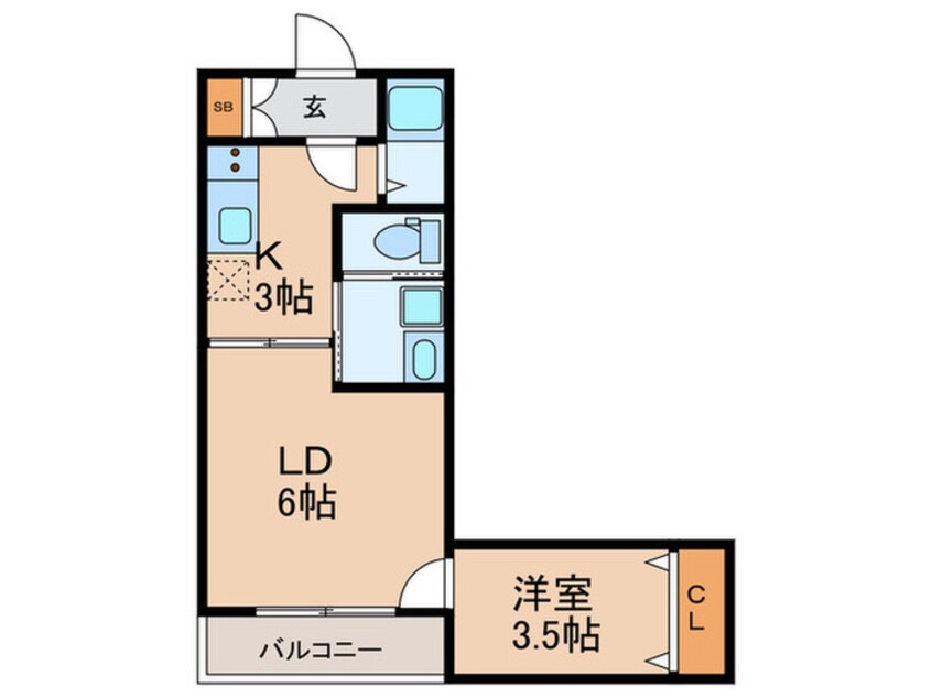 間取図 弁天マンション