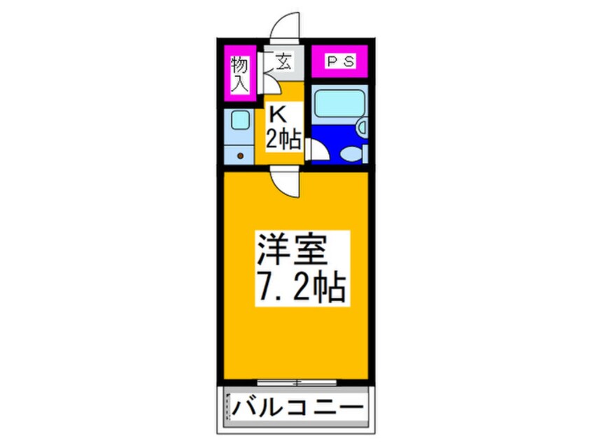 間取図 ロイヤルカーサⅡ