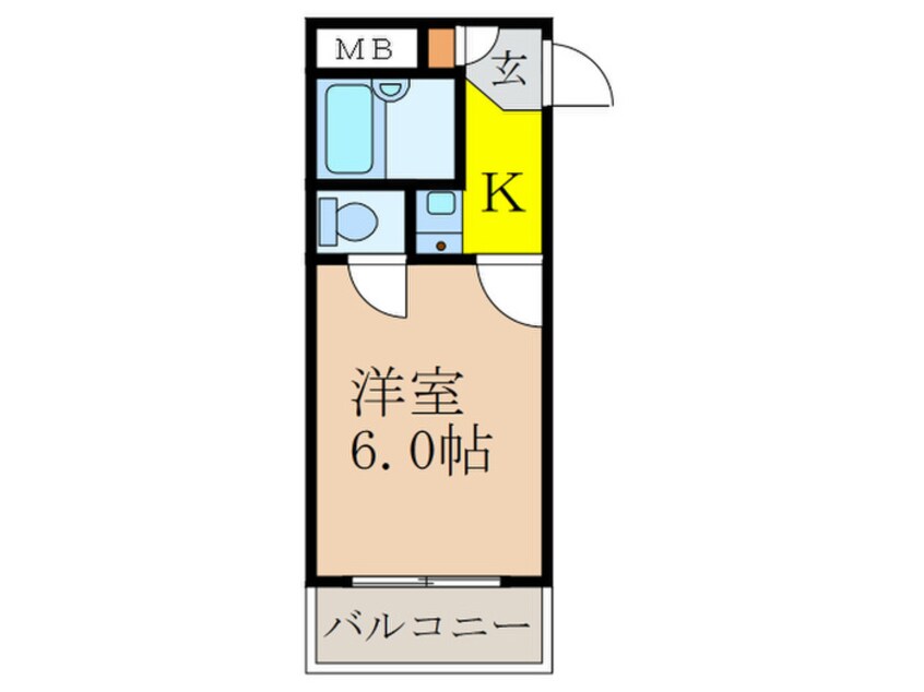 間取図 ジオナ新大阪