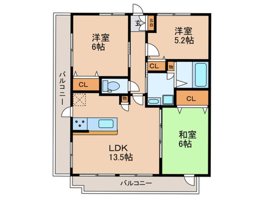 間取図 アービング川口(501)