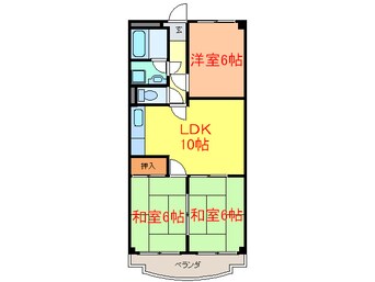 間取図 メゾンおおひがし