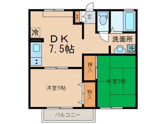 間取図 ハイツ平成