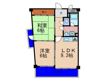 間取図 アルトピノ姫島