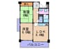 アルトピノ姫島 2LDKの間取り