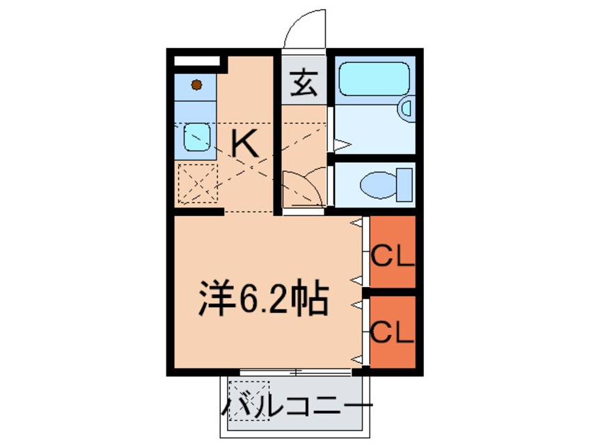 間取図 マリス北野