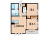 ＣＯＣＯＮ西宮北口 2LDKの間取り