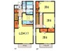 ア－バン段上Ａ棟 3LDKの間取り