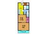 オスカ－藤田町マンション 2Kの間取り
