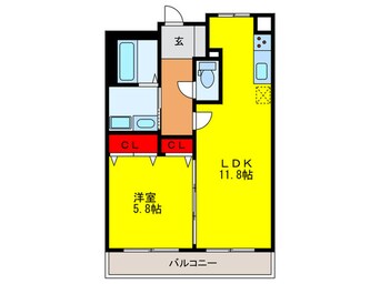 間取図 ベルフォート和泉
