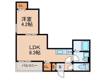 間取図 仮）東大阪市柏田西1丁目ＡＰ