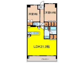 間取図 ﾌﾟﾚﾐｽﾄ南千里津雲台ﾊﾟｰｸﾌﾞﾘｰｾﾞ