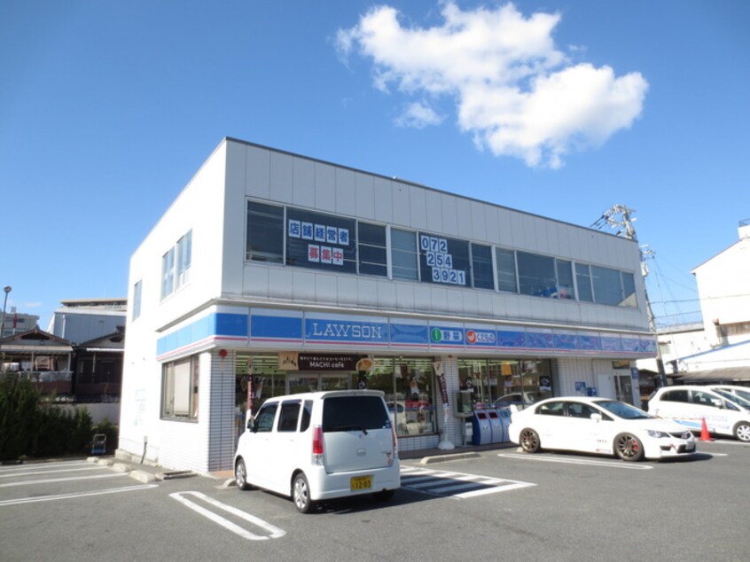 ローソン(コンビニ)まで552m ソレイユ百舌鳥Ⅰ番館