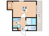 ｕｒｏ桜木町 1Kの間取り
