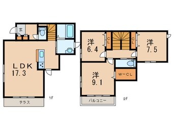 間取図 シャーメゾン殿山町