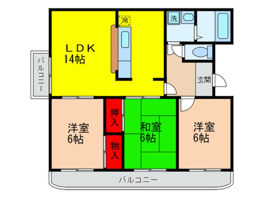 間取図 ハーモニーⅠ