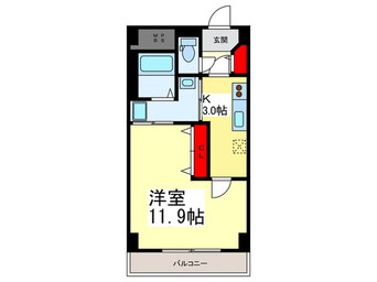 間取図 トリニティ東野