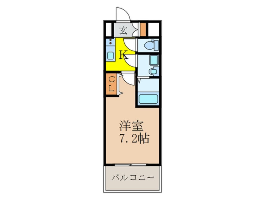 間取図 S-RESIDENCE新大阪Garden