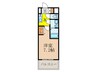 S-RESIDENCE新大阪Garden 1Kの間取り