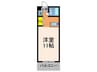 きさらぎコ－ポ 1Rの間取り