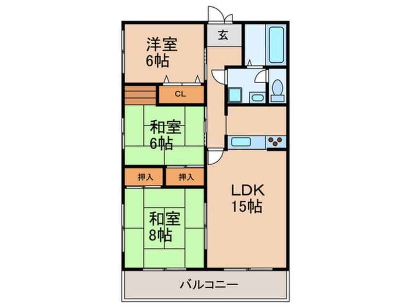 間取図 グランディア六甲楠丘