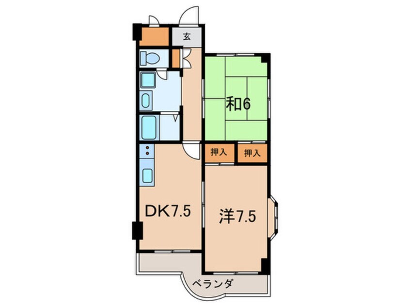 間取図 アペックス コウヨウ