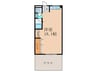 昭和マンション 1Rの間取り