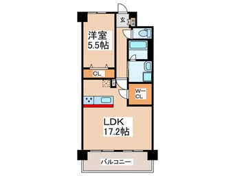 間取図 スプランディッド難波ＷＥＳＴⅡ