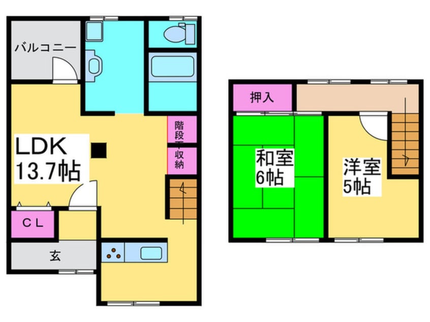 間取図 Re-Home　松原市三宅中1丁目