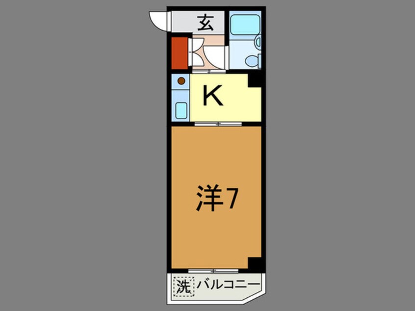 間取図 ハイツ湊川