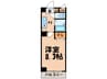 ＧＬＯＲＩＯＵＳ　ｋｙｏｔｏ 1Kの間取り