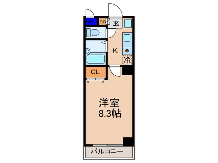 間取図 ＧＬＯＲＩＯＵＳ　ｋｙｏｔｏ