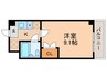 石山ＩＶＹハイツ 1Kの間取り
