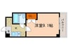 石山ＩＶＹハイツ 1Kの間取り