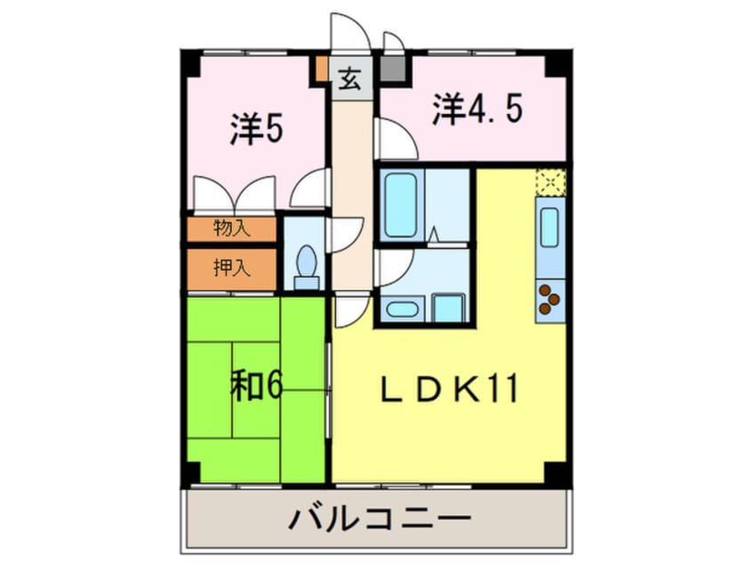 間取図 エザンスⅠ