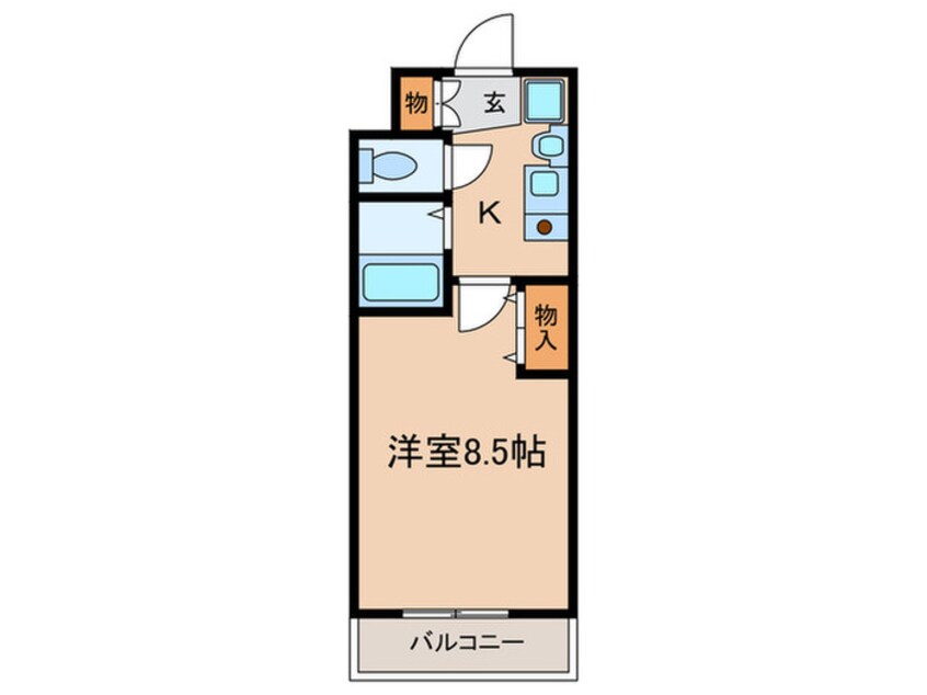 間取図 西院くめマンション