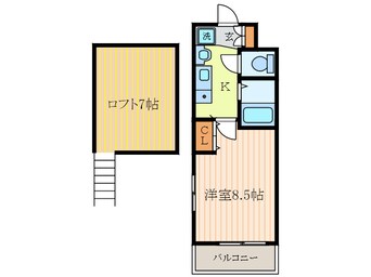 間取図 西院くめマンション