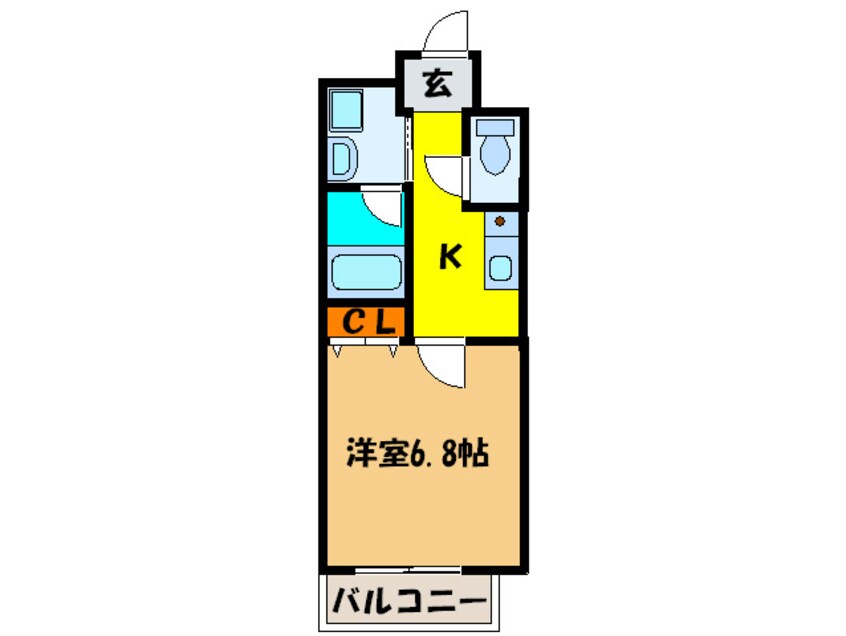 間取図 インペリアル豊中服部