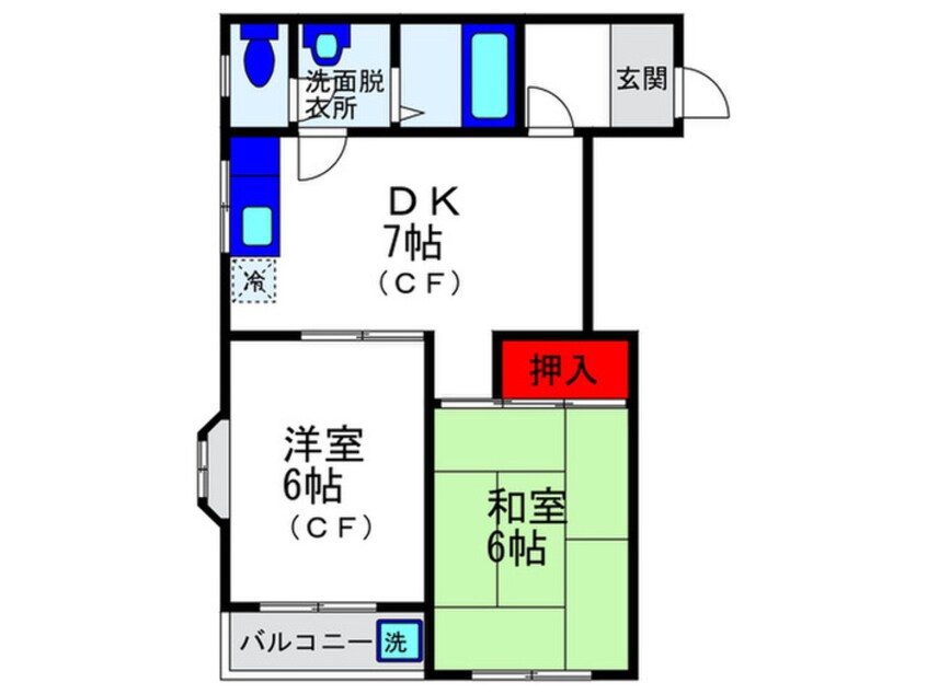 間取図 マンションペイサ－ジュ