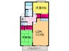 セジュ－ルマ－ゴ 2LDKの間取り