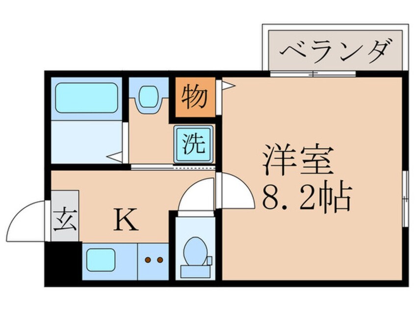 間取図 アヴニール京都墨染