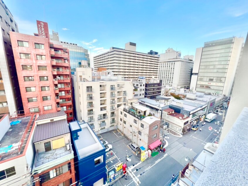 室内からの展望 コンソラ－レ上町台Ⅱ