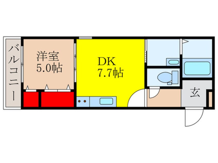 間取図 フジパレス阪急茨木北Ⅱ番館