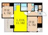 ノルデンハイム江坂アドバンス 2LDKの間取り