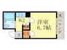 デトム・ワン烏丸鞍馬口（302） 1Kの間取り